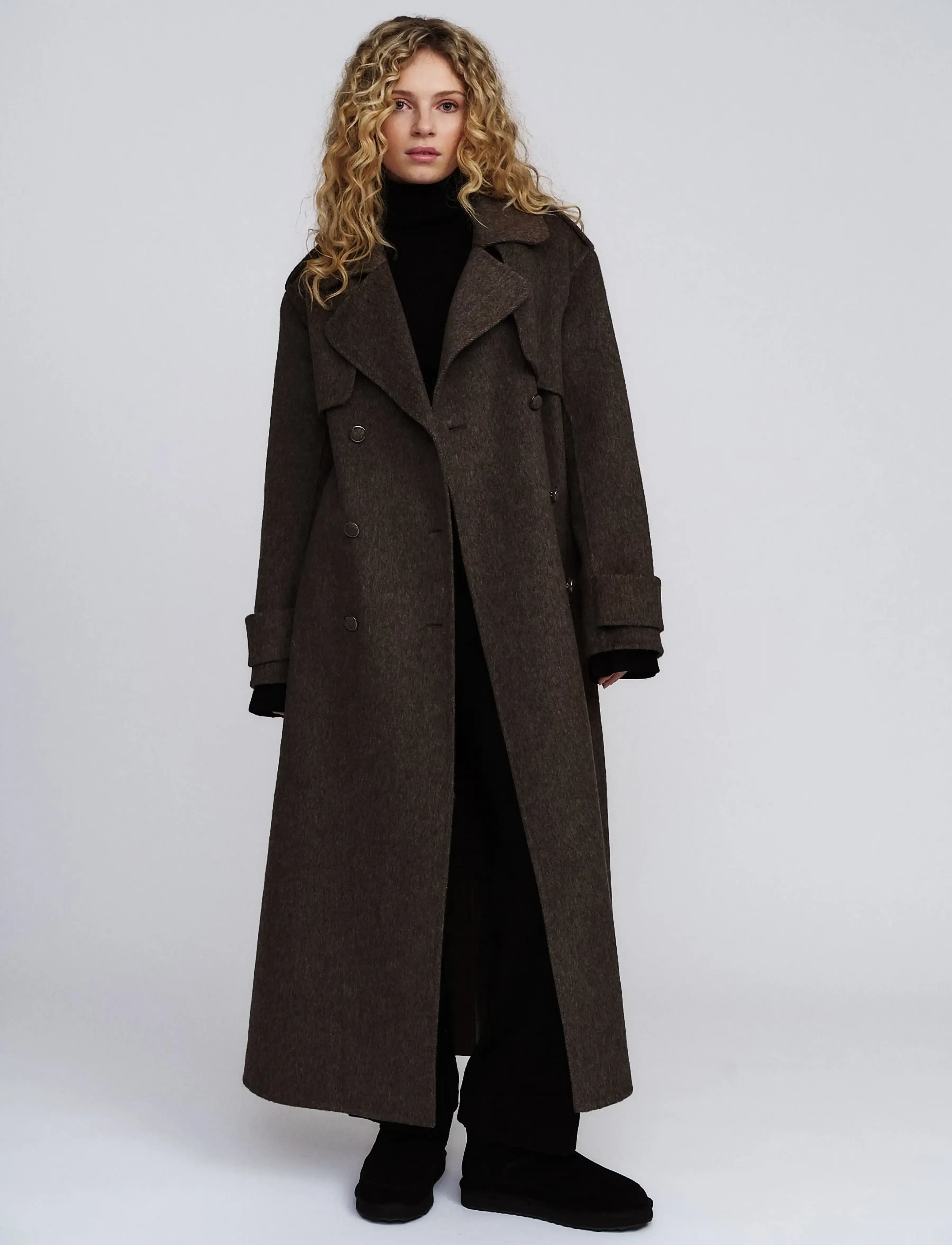 ella&il Yua Coat - Kollektioner - DARK BROWN / brown