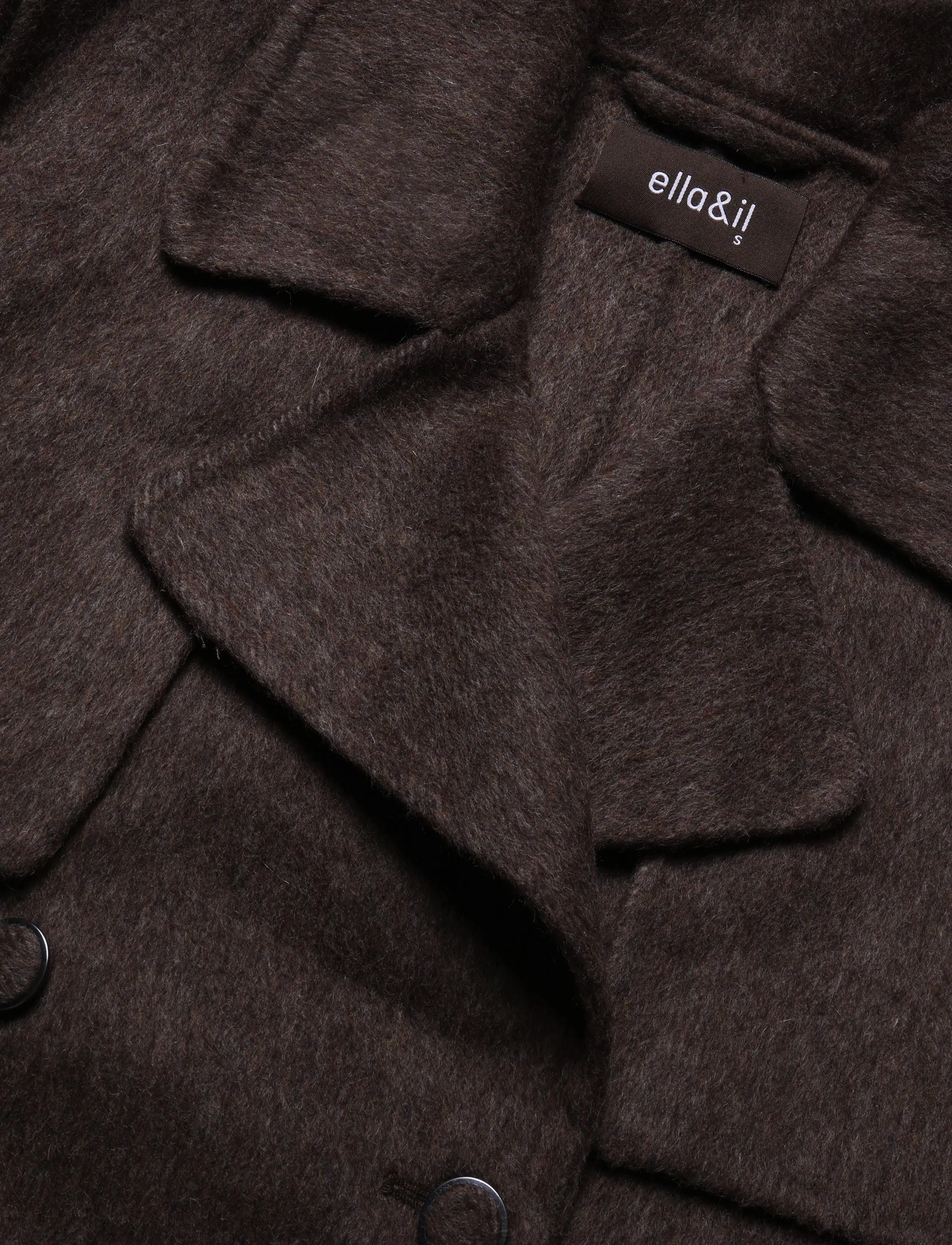 ella&il - Yua Coat - trenchcoats - dark brown - 4