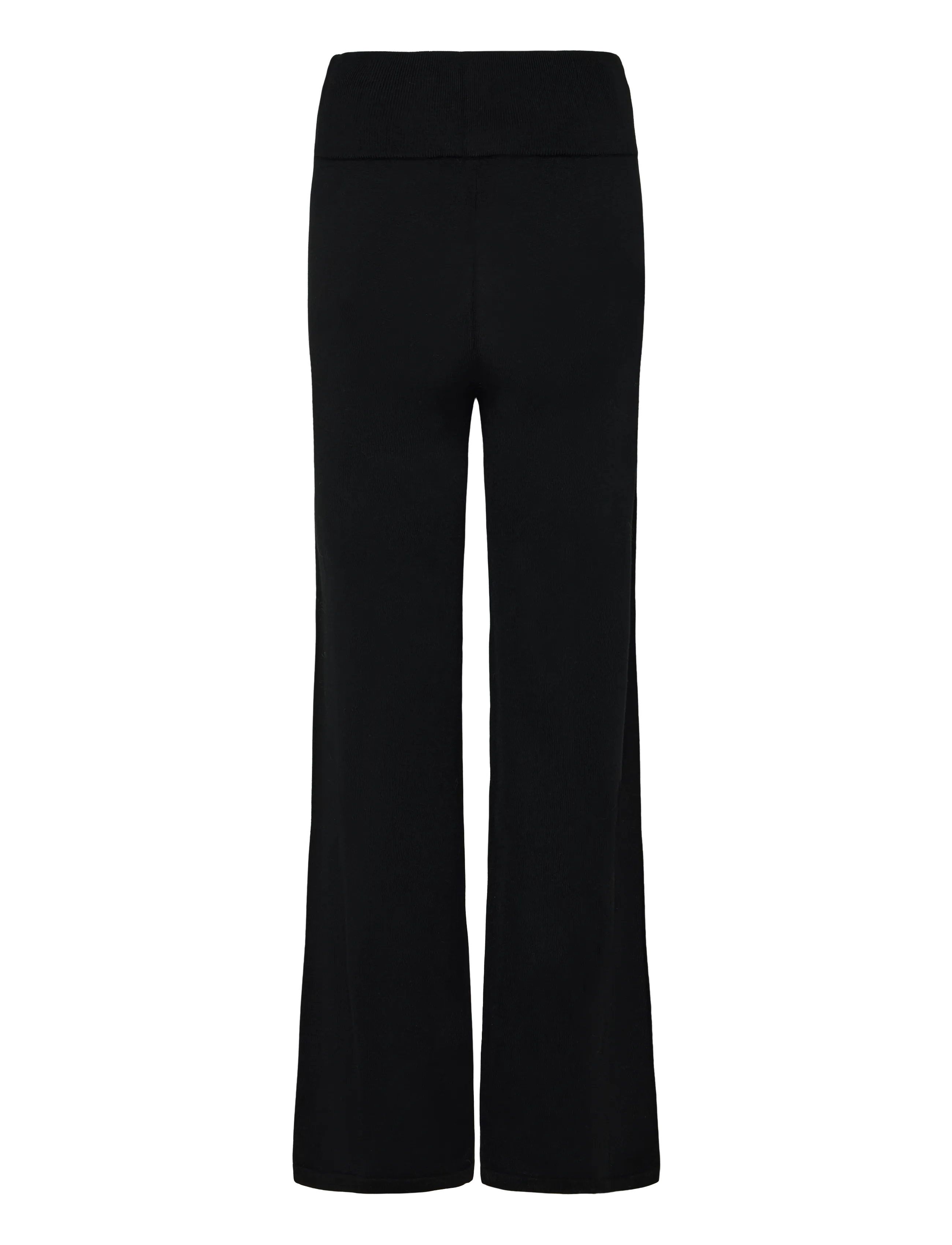 ella&il - Mubi Merino Pants - hose mit geradem bein - black - 1