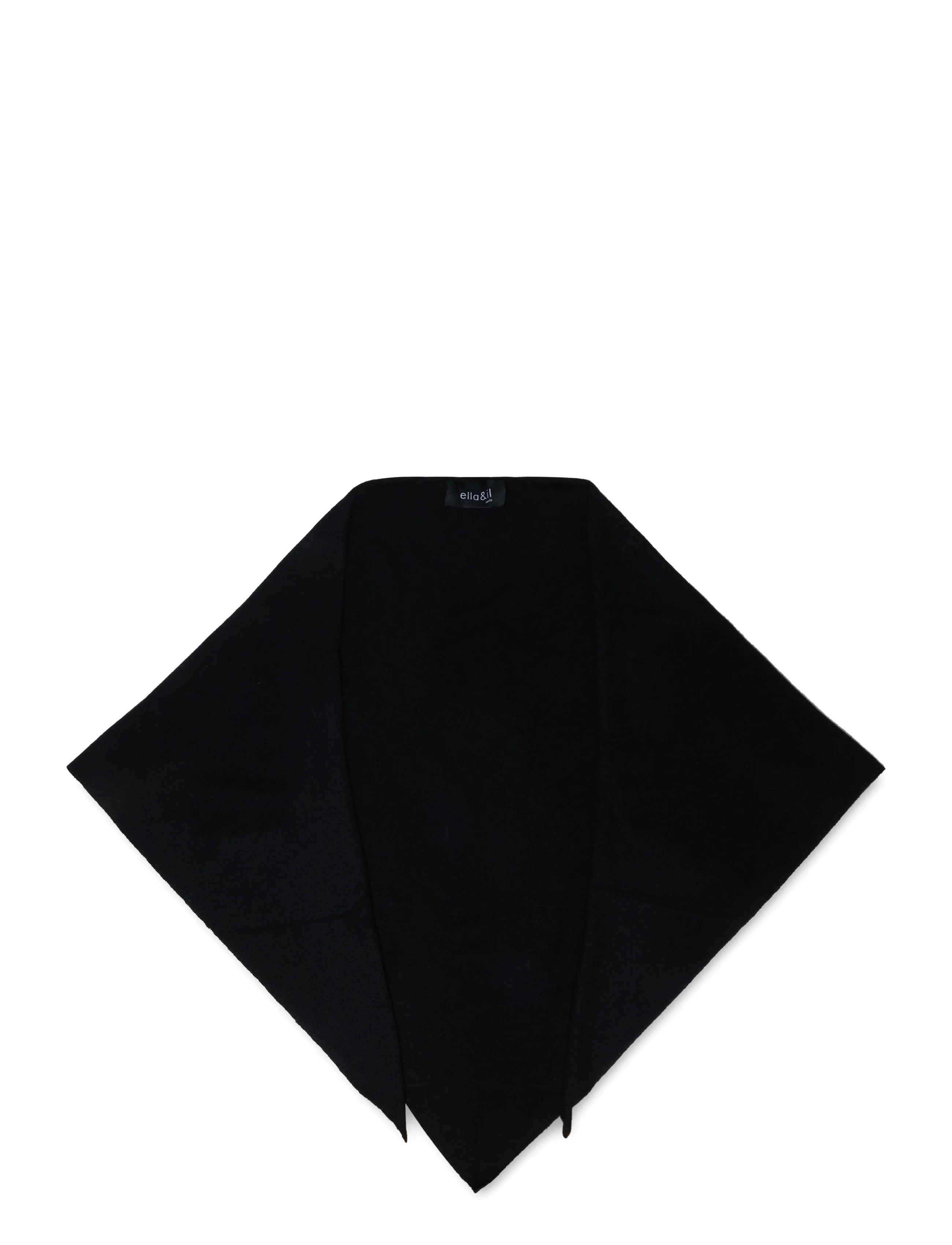 ella&il Ronja Cashmere Scarf - Sjalar - BLACK / black
