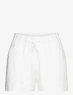 Kyle linen shorts - WHITE