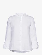 Clarion linen shirt - WHITE