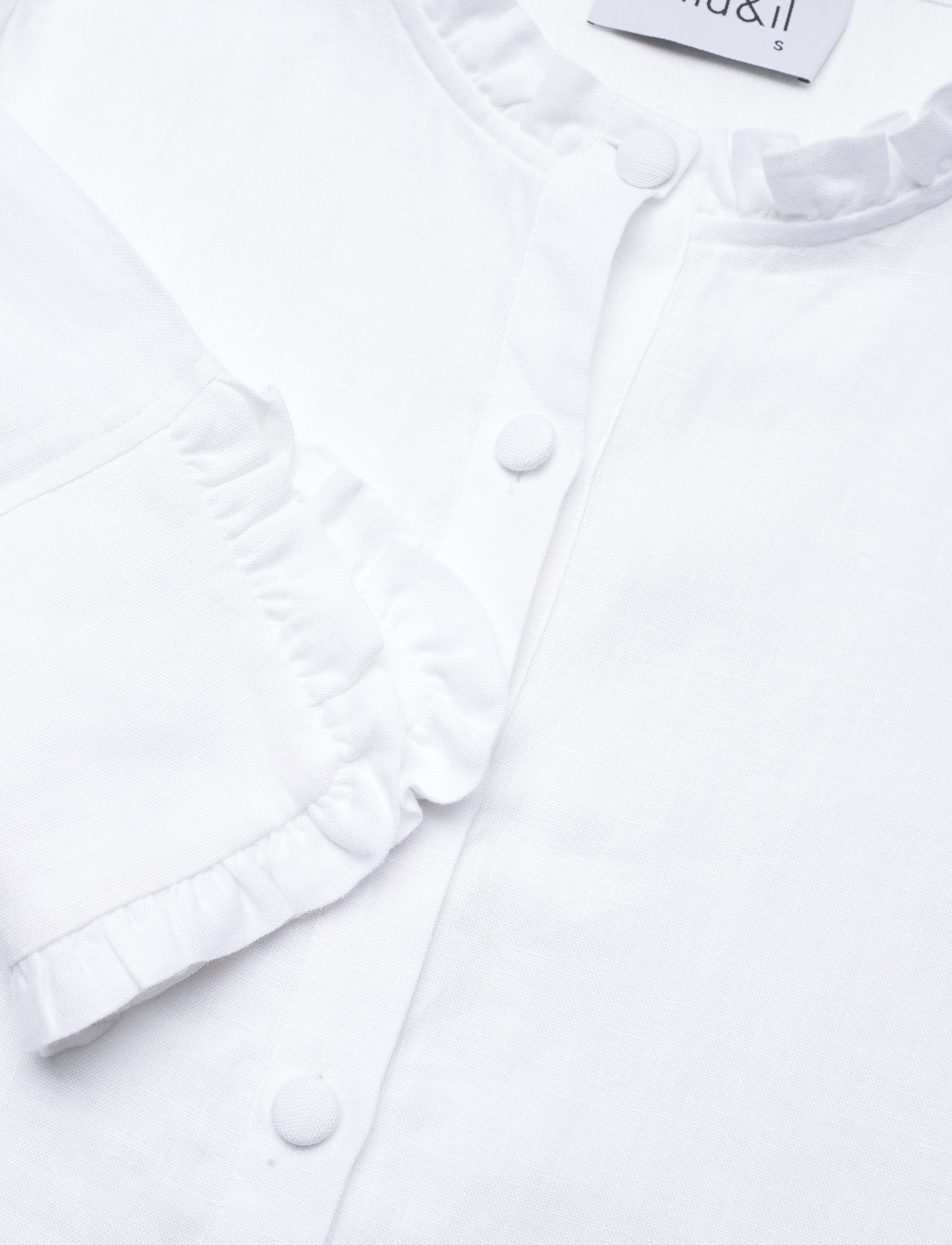 ella&il - Clarion linen shirt - white - 2