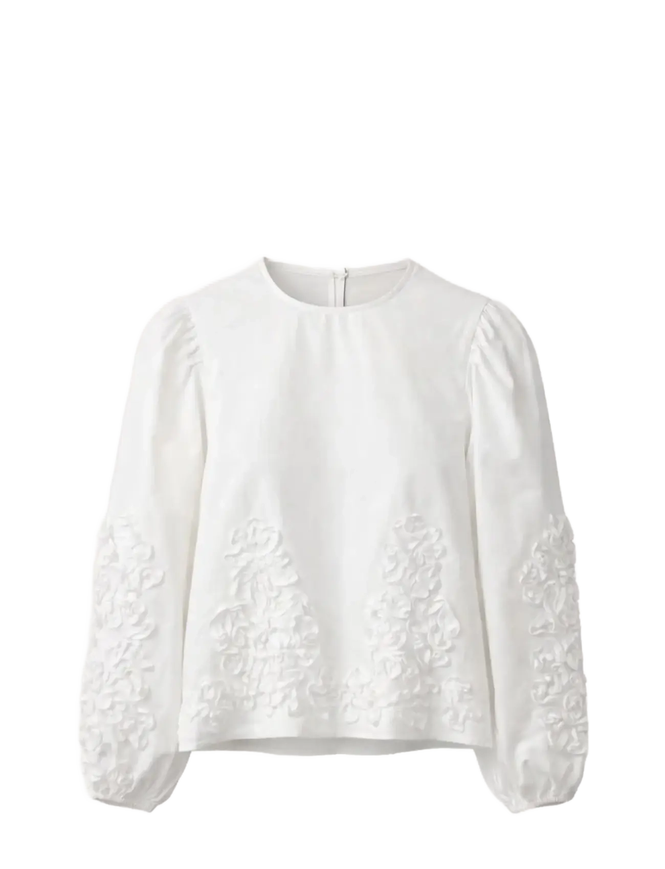 ella&il Vianna Embroidery Blouse - Kleidung - WHITE / white