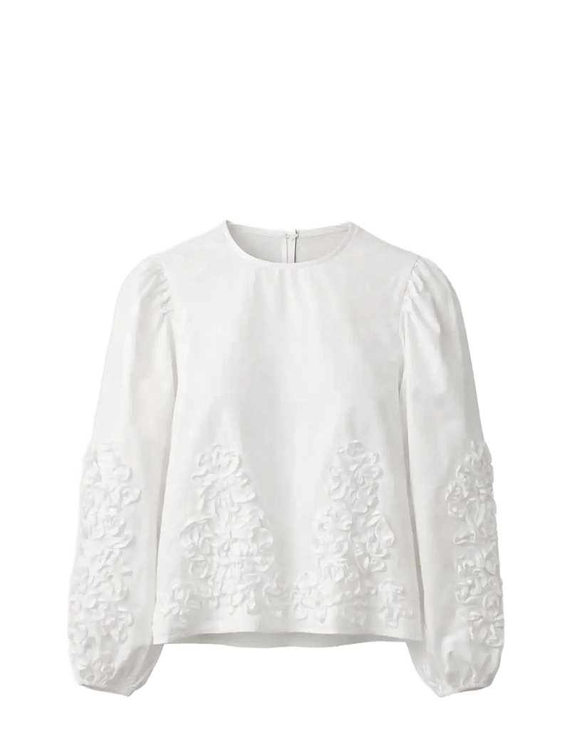 ella&il - Vianna Embroidery Blouse - white - 1