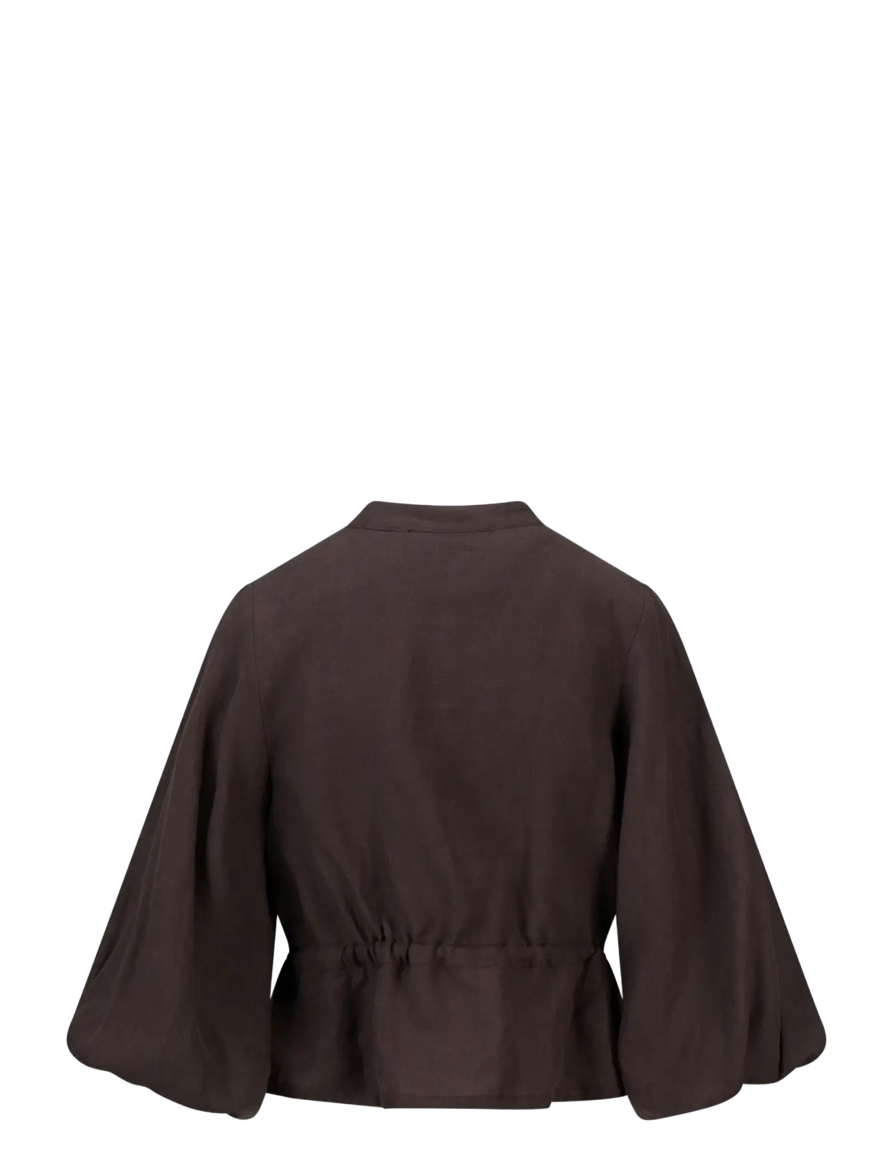 ella&il - Camille Linen Shirt - dark brown - 2