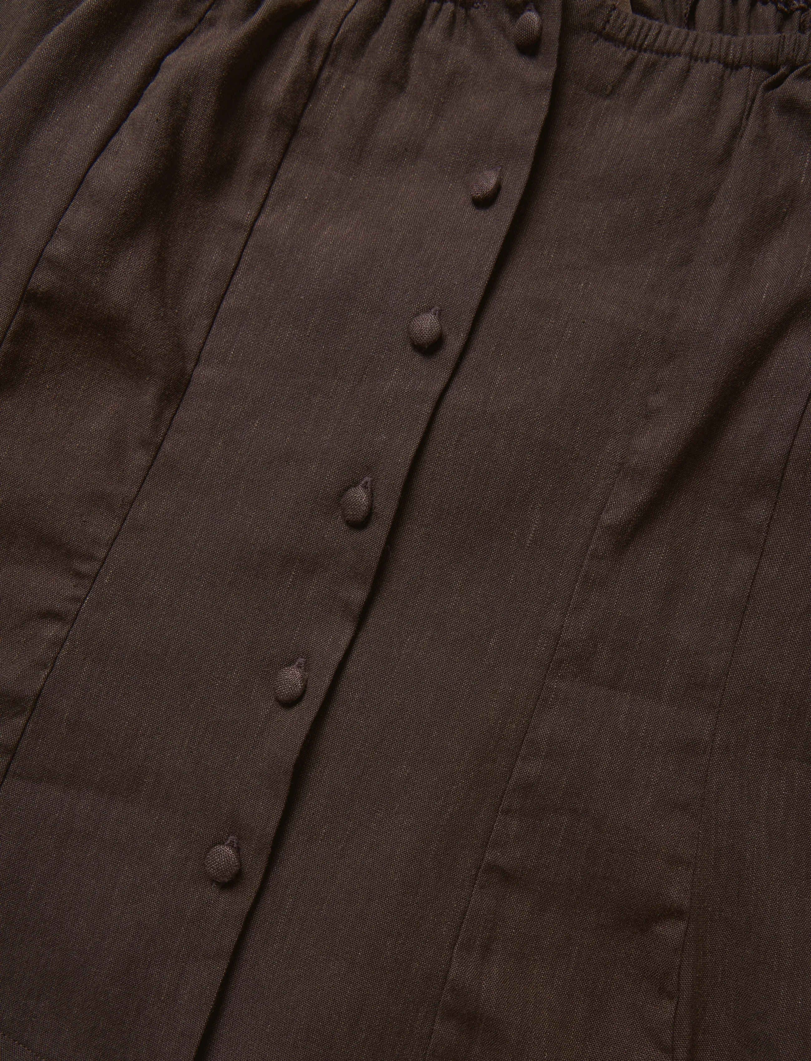 ella&il - Luiza Linen Shirt - dark brown - 4