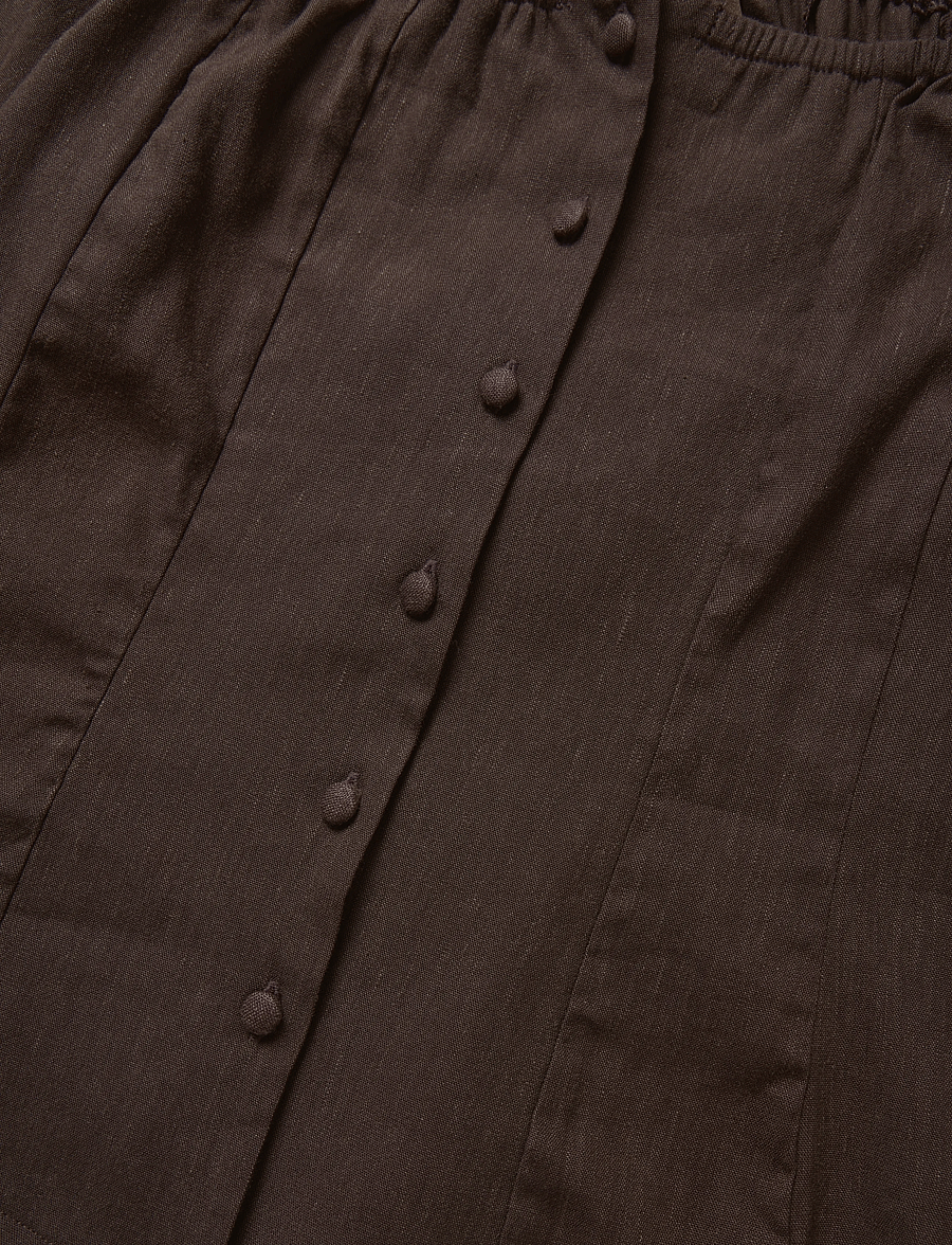 ella&il - Luiza Linen Shirt - dark brown - 4