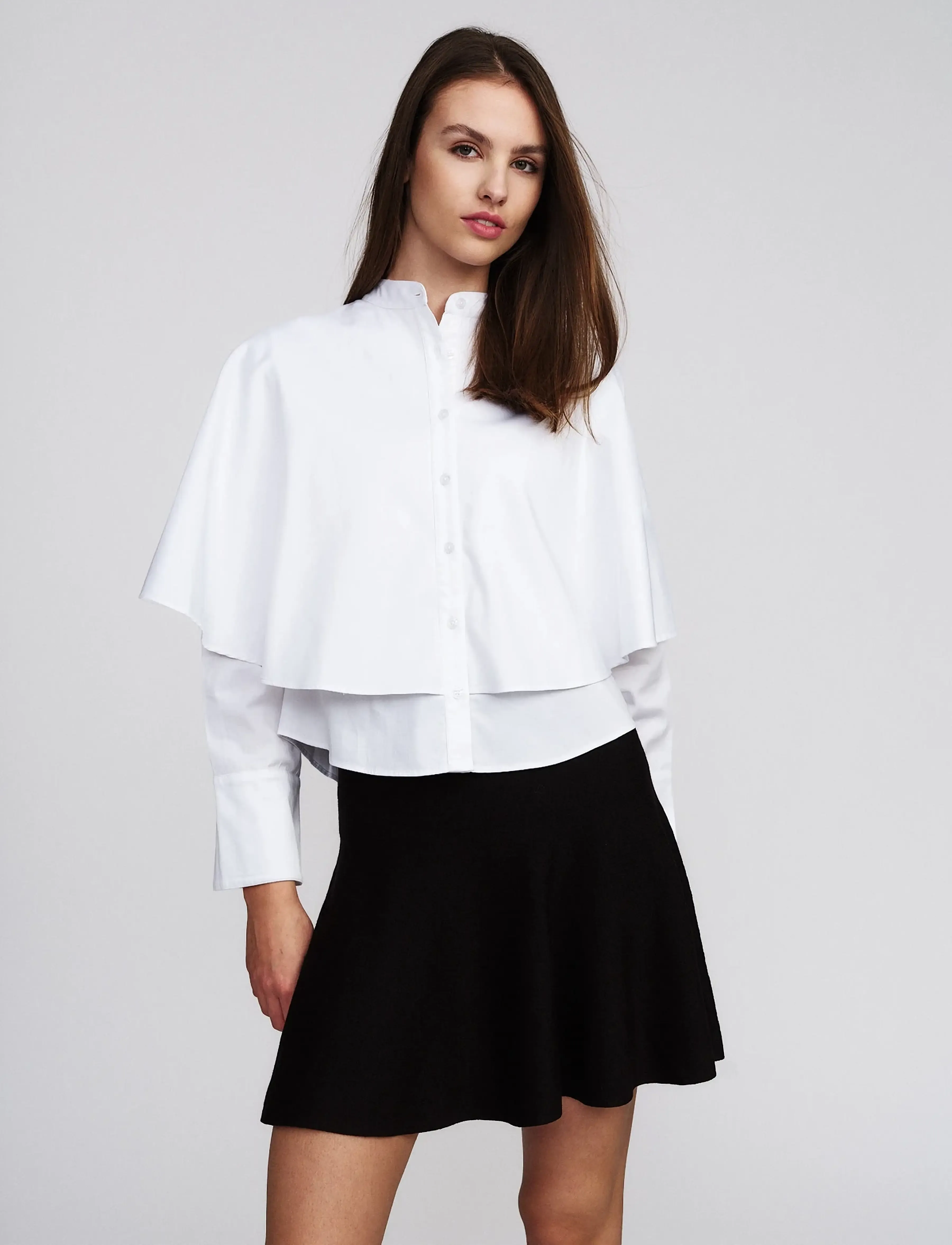 ella&il - Rah Shirt - long-sleeved shirts - white - 0