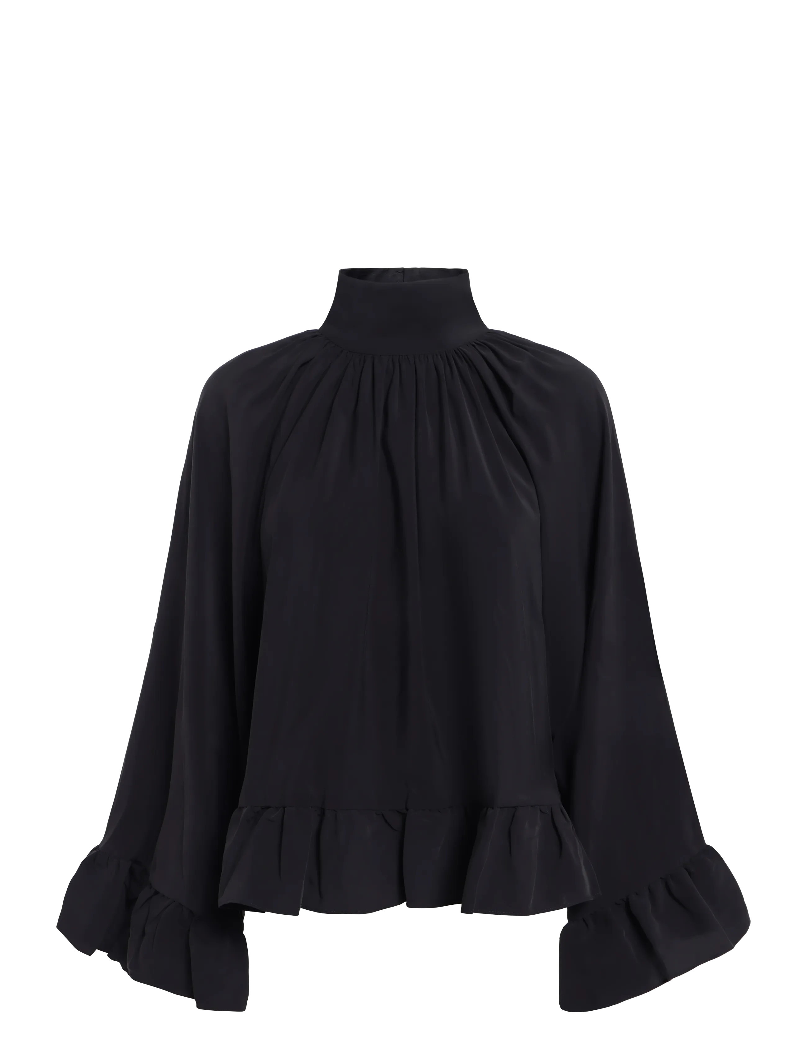 ella&il Clara Blouse - Kläder - BLACK / black