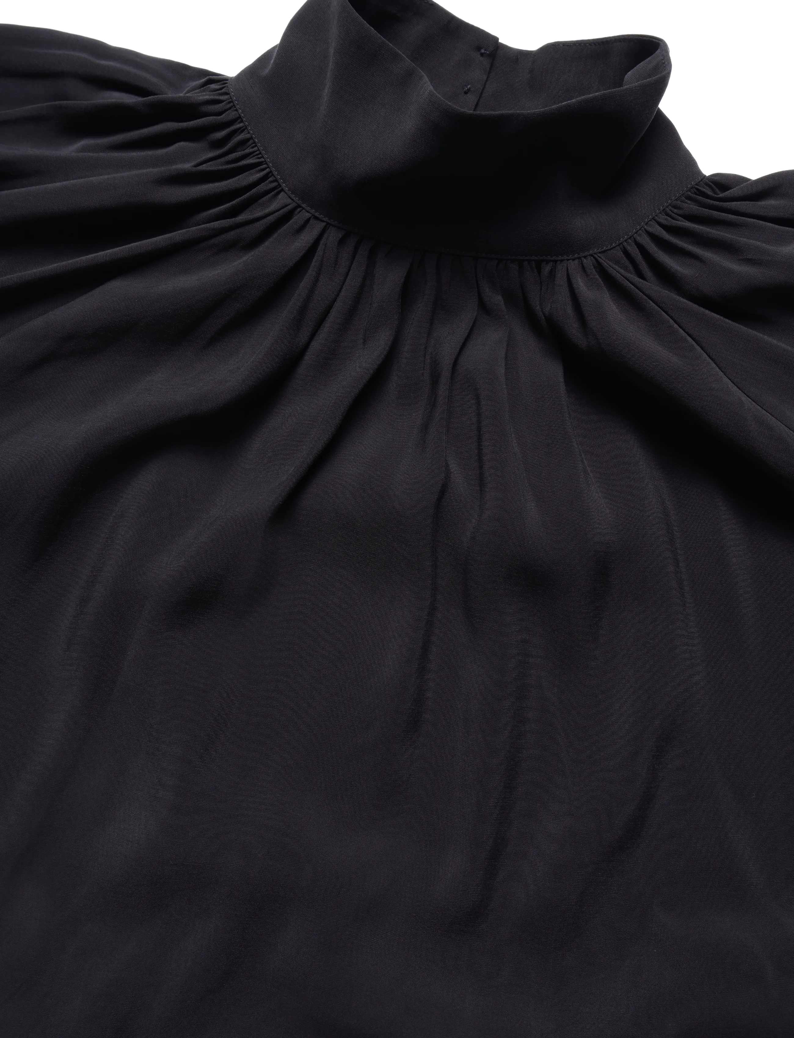 ella&il - Clara Blouse - långärmade blusar - black - 2
