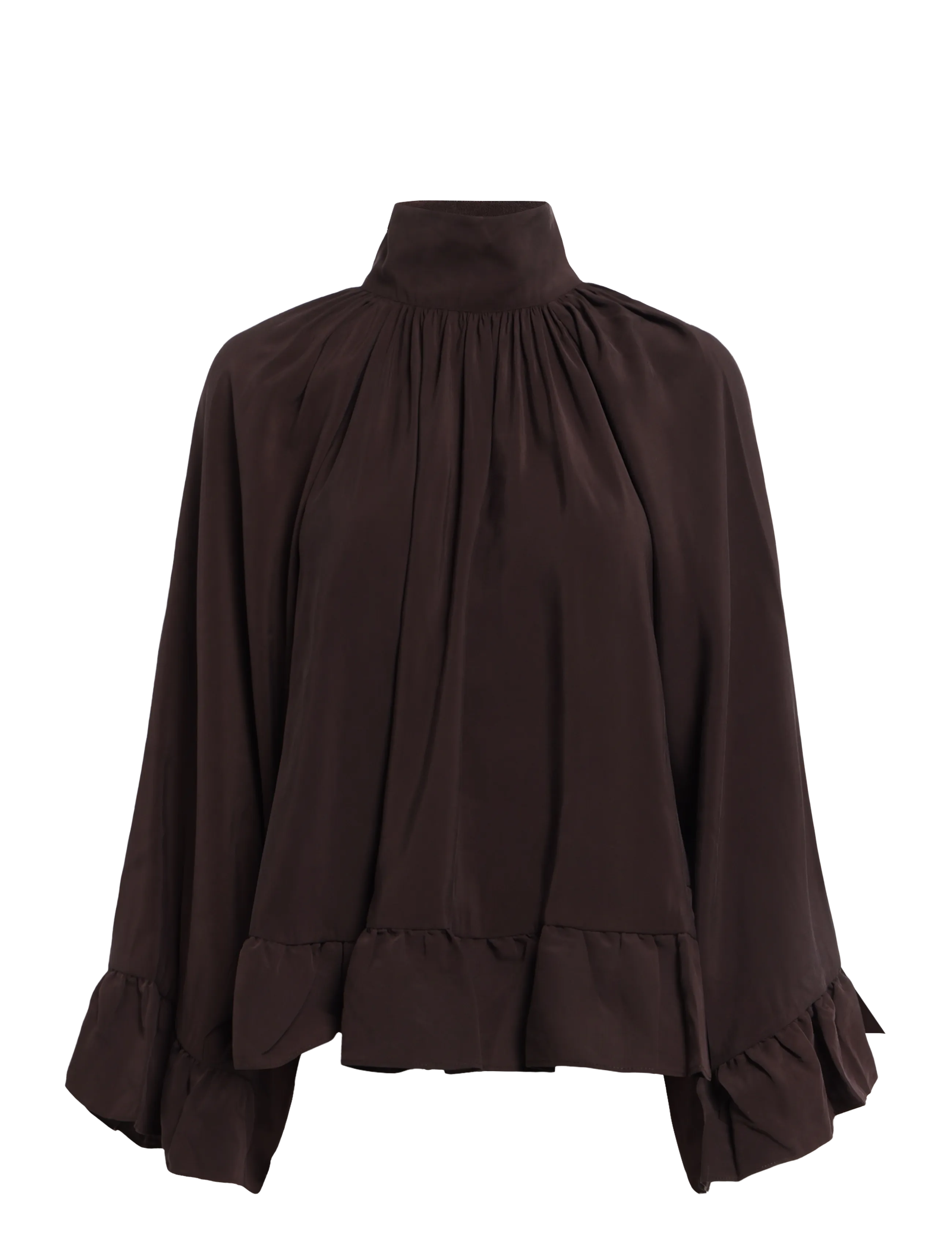ella&il Clara Blouse - Riided - BROWN / brown