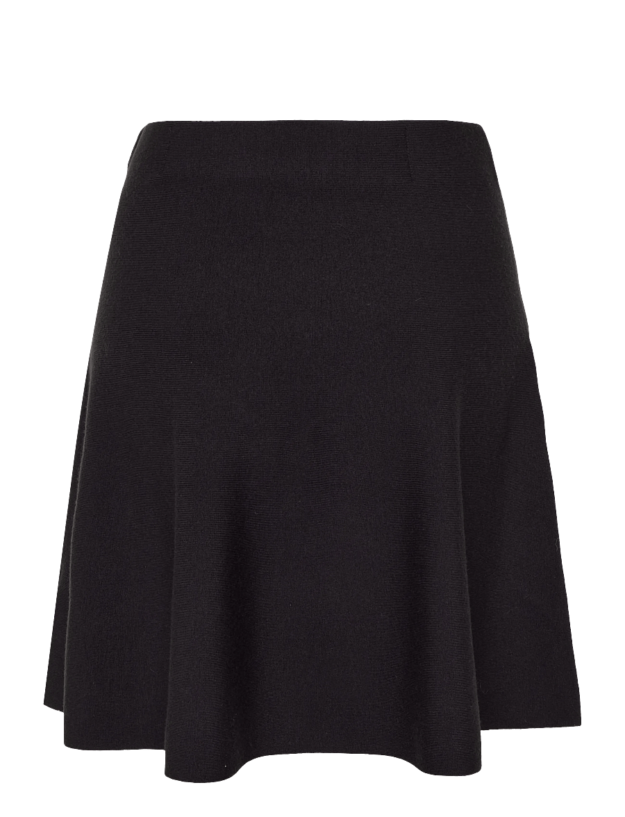 ella&il - Triny Merino Skirt - stickade kjolar - dark brown - 1