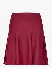 ella&il - Triny merino skirt - strikkede skjørt - ruby red - 0