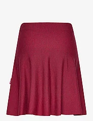 ella&il - Triny merino skirt - strikkede skjørt - ruby red - 1