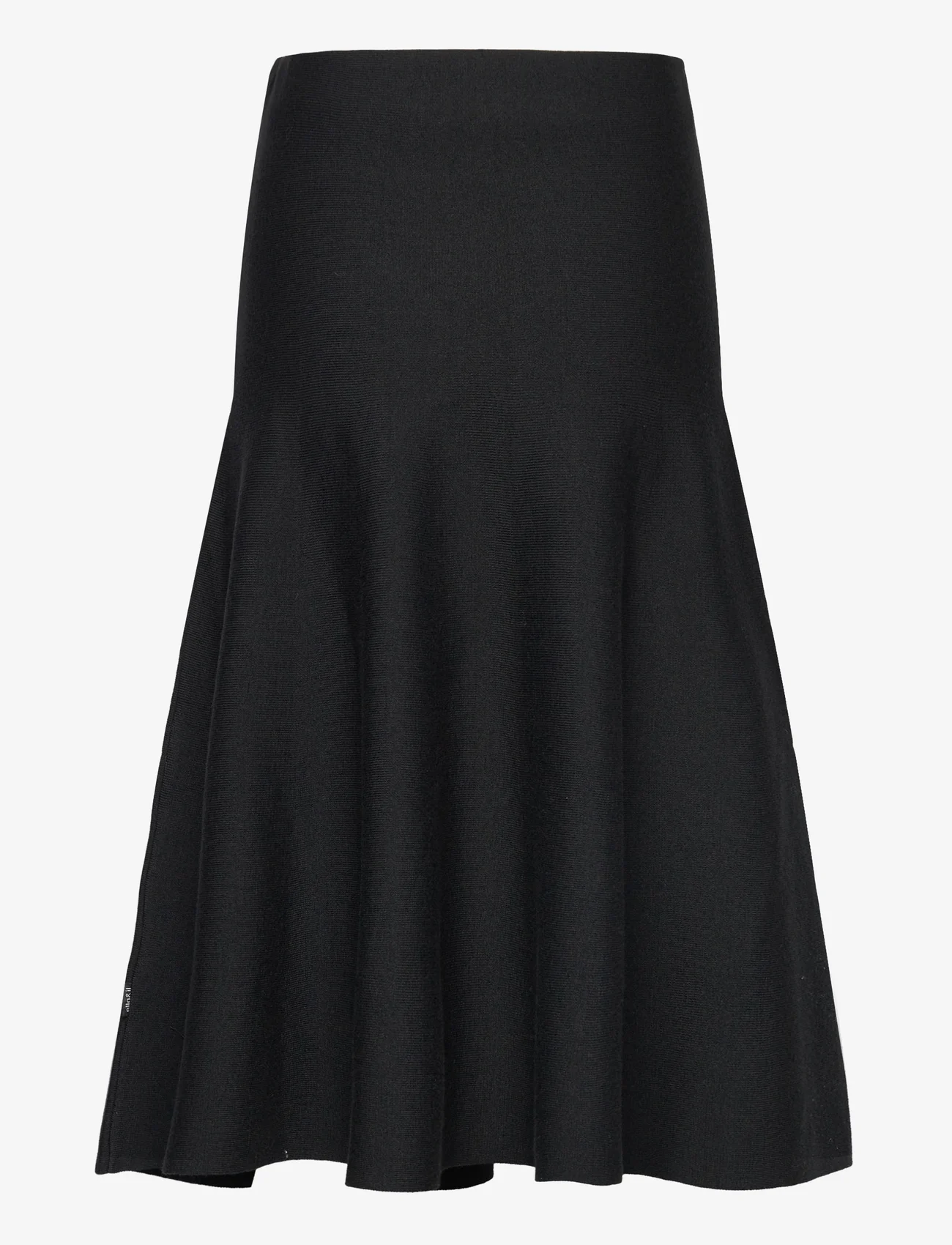 ella&il - Darja merino skirt - knitted skirts - black - 1