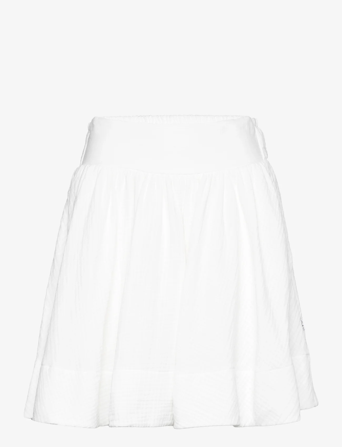 ella&il - Anett crepe skirt - minihameet - white - 0