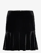 Indie velour skirt - BLACK