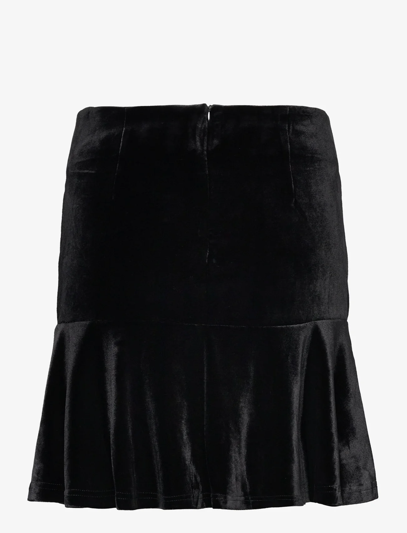 ella&il - Indie velour skirt - minihameet - black - 1
