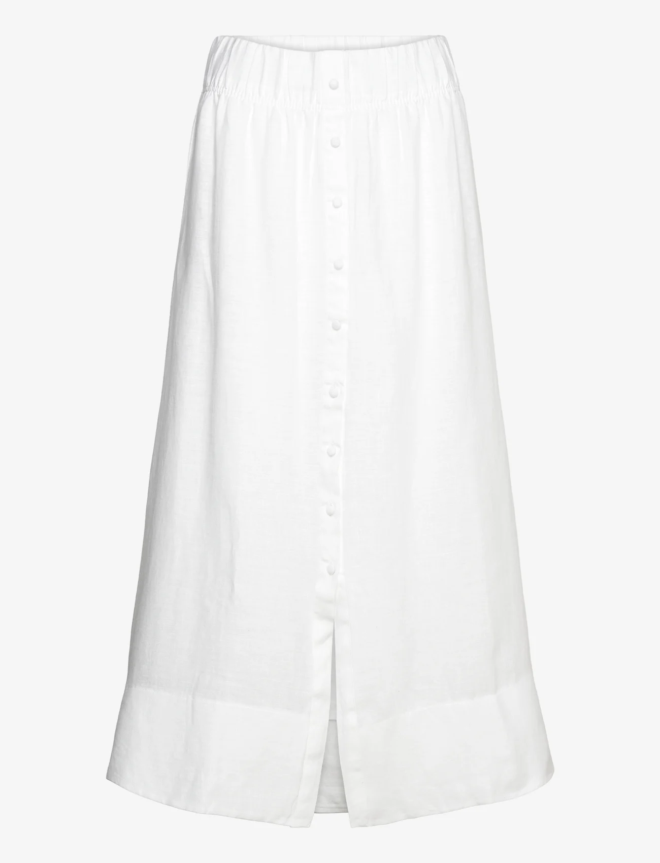 ella&il - Thea linen skirt - maxi röcke - white - 0