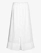 Thea linen skirt - WHITE