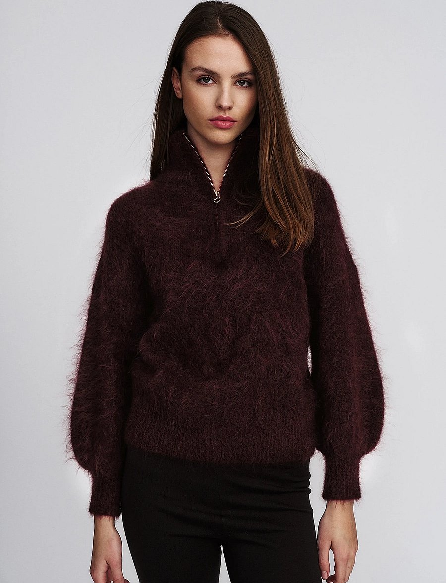 ella&il - Li Chunky Sweater - pullover - oxblood - 0