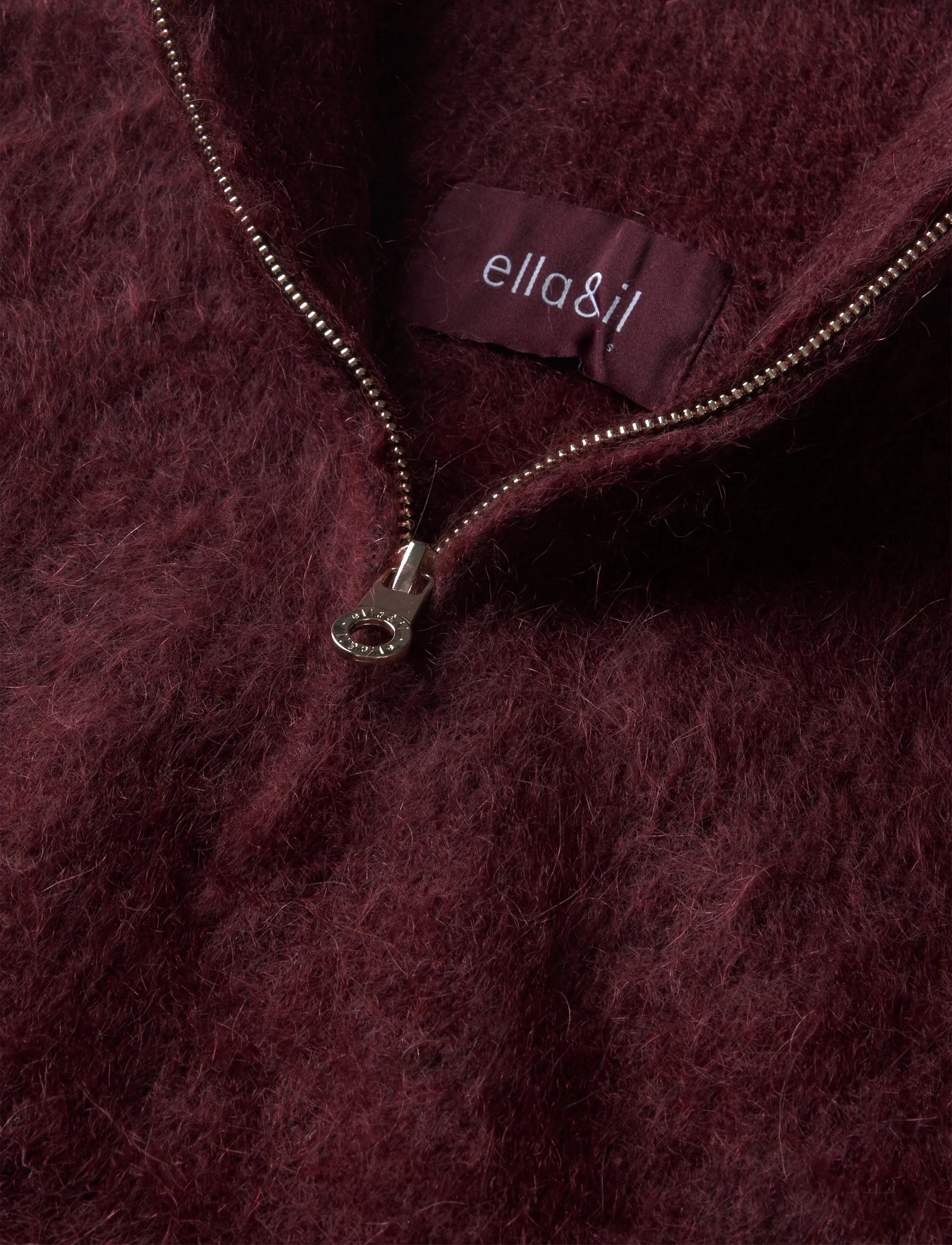 ella&il - Li Chunky Sweater - stickade tröjor - oxblood - 3