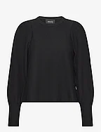 Pernilla merino sweater - BLACK