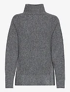 Luca alpaca sweater - GREY MELANGE