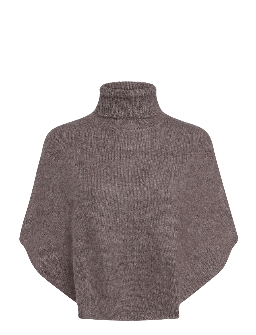 ella&il - Maiken Brushed Poncho - light brown - 0