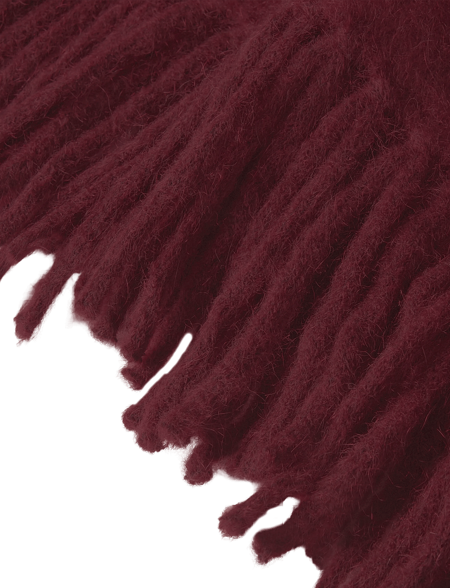 ella&il - Milena Chunky Sweater - stickade tröjor - oxblood - 4