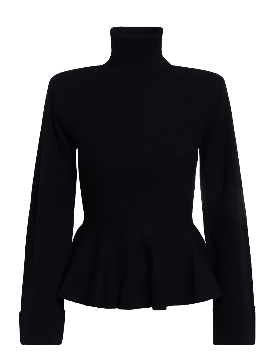 ella&il - Ovie Merino Sweater - jumpers - black - 0