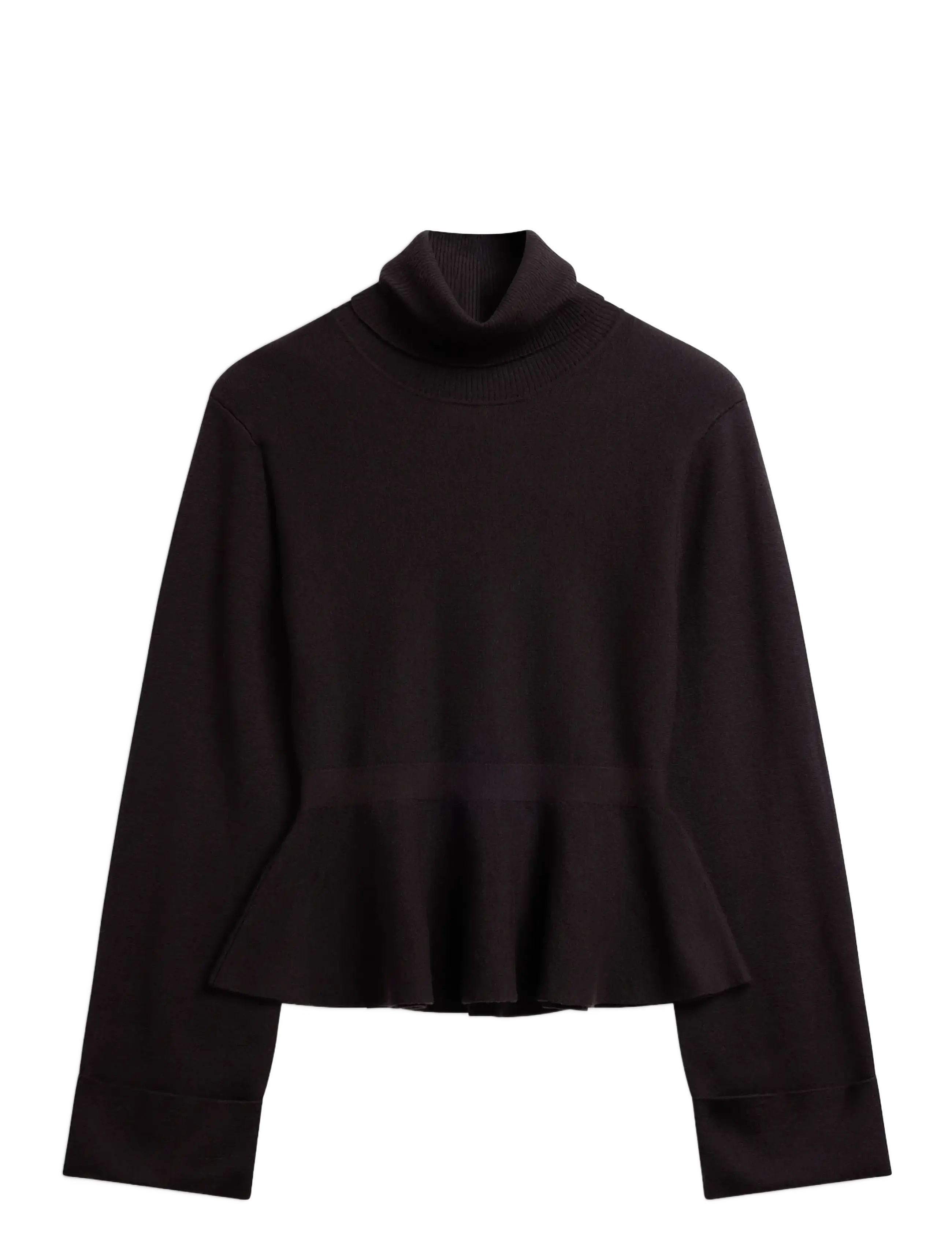 ella&il Ovie Merino Sweater - Striktrøjer - BLACK / black