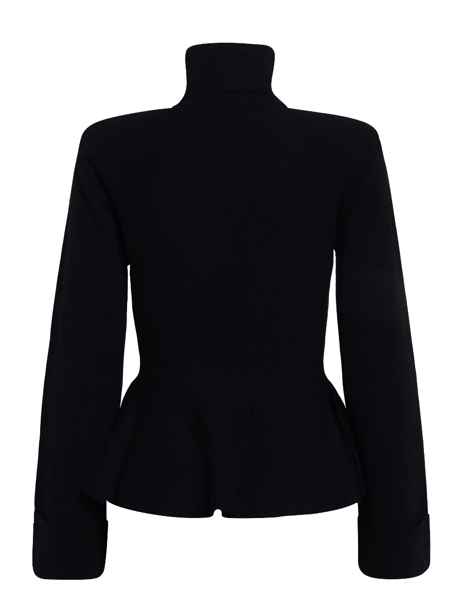 ella&il - Ovie Merino Sweater - jumpers - black - 1