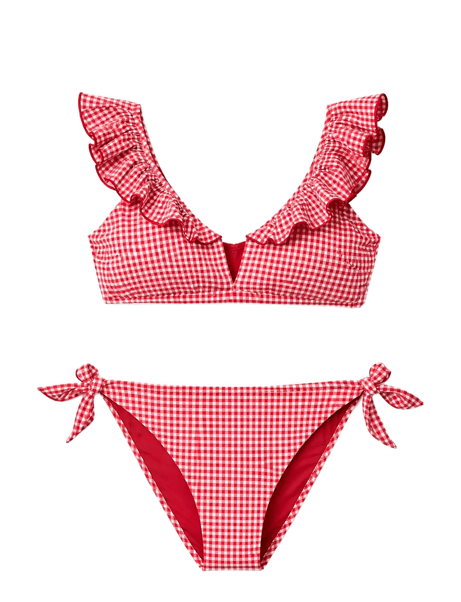 ella&il - Rosie Bikini Set - bikiinikomplektid - red - 0