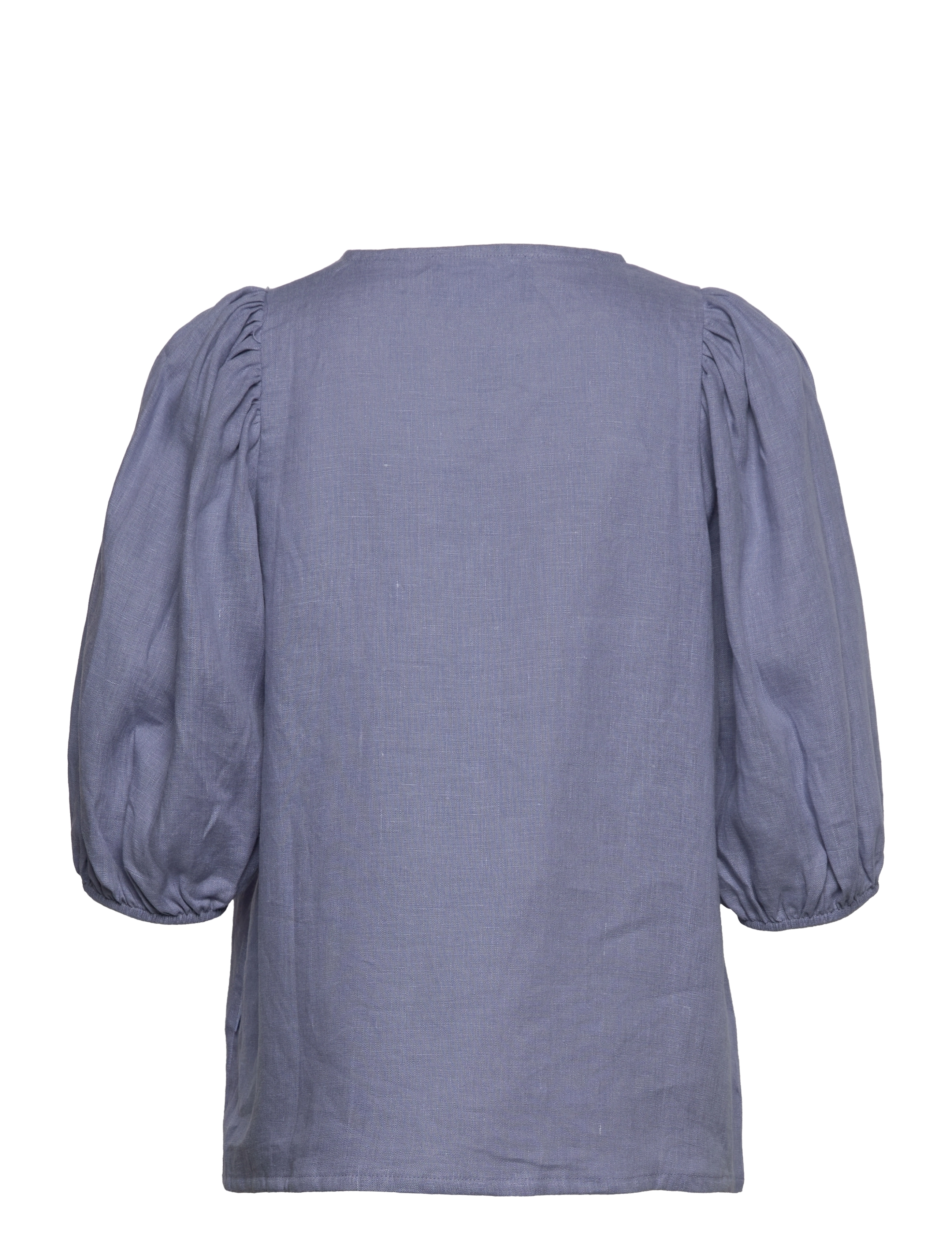 ella&il - Anna linen top - dusty blue - 1