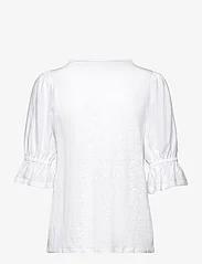 ella&il - Janna linen top - t-shirts - white - 1