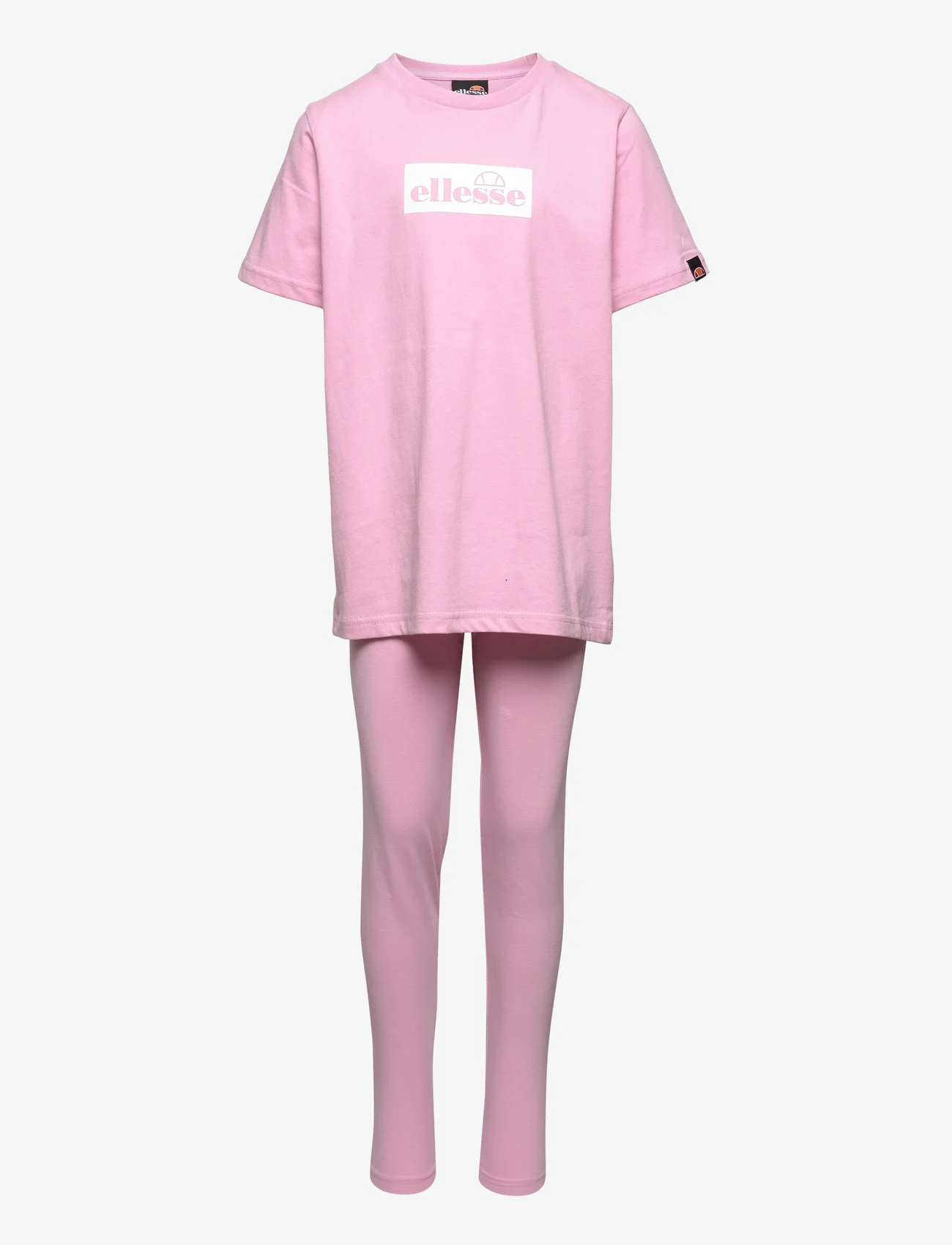 Ellesse - EL REALTA JNR LEGGING SET - komplektai su marškinėliais trumpomis rankovėmis - light pink - 0