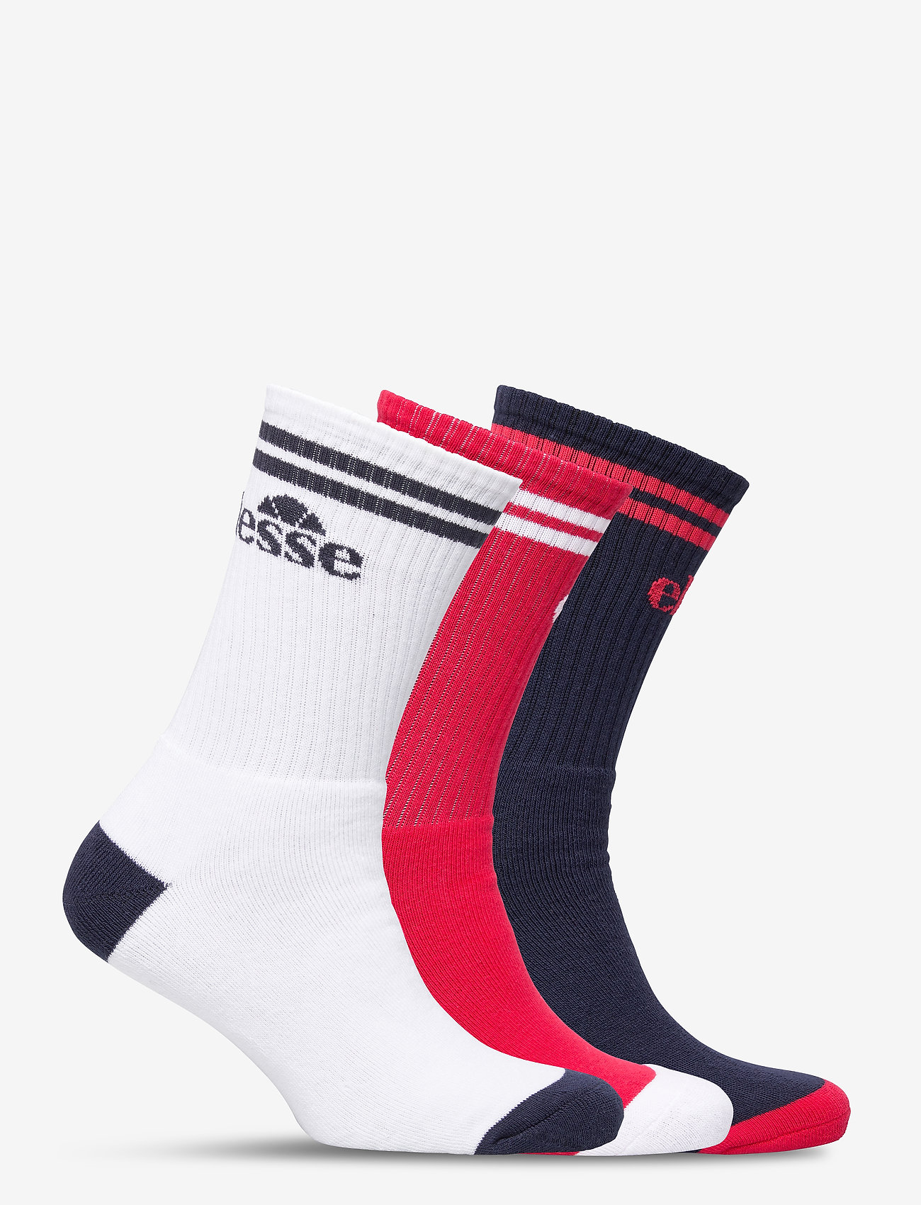 Ellesse - EL 3PK MENS SOCKS NAVY RED - navy red sports - 1