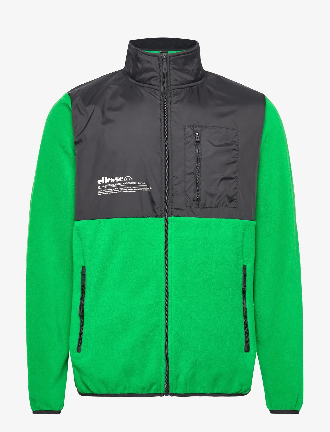 Ellesse - EL SOLAROLO FZ JACKET - mid layer jackets - green - 0