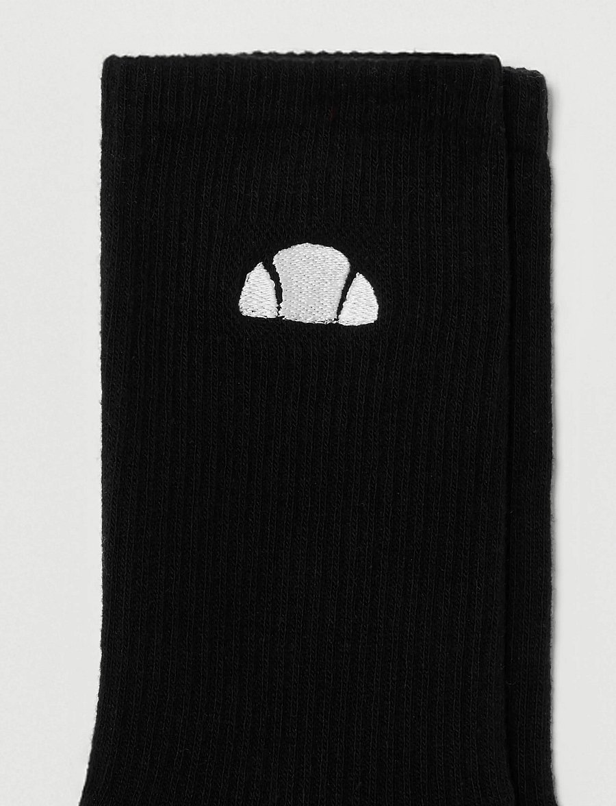 Ellesse - ALACRE CREW SOCK 3 PACK - klassikalised sokid - black - 3