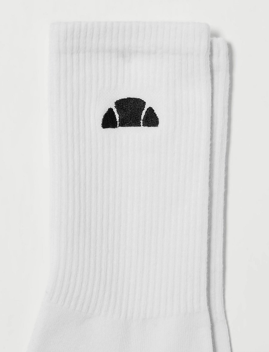 Ellesse - ALACRE CREW SOCK 3 PACK - klassikalised sokid - white - 3
