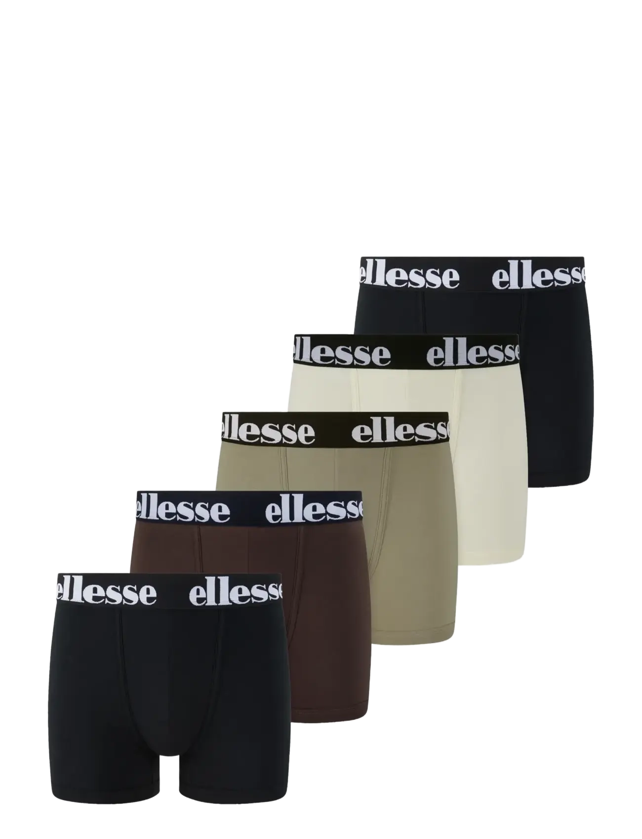 Ellesse Nurra Trunks (5 Pack) - Bokserid - BLACK BEIGE / multi