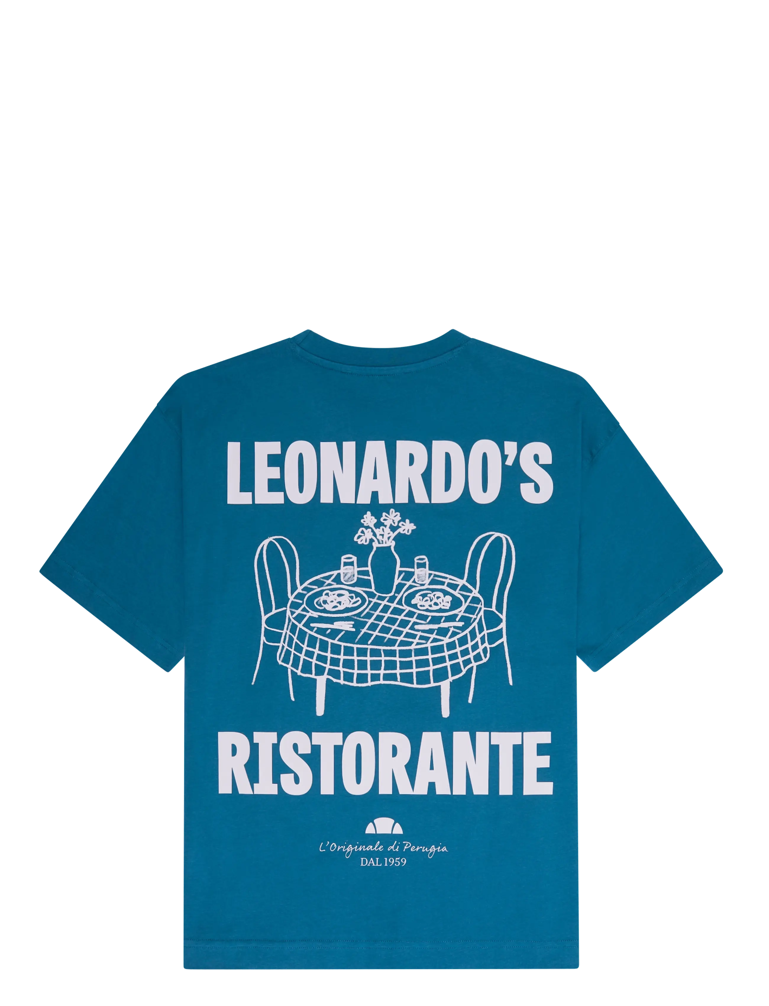 Ellesse - LEONARDOS TEE - lühikeste varrukatega t-särgid - teal - 2