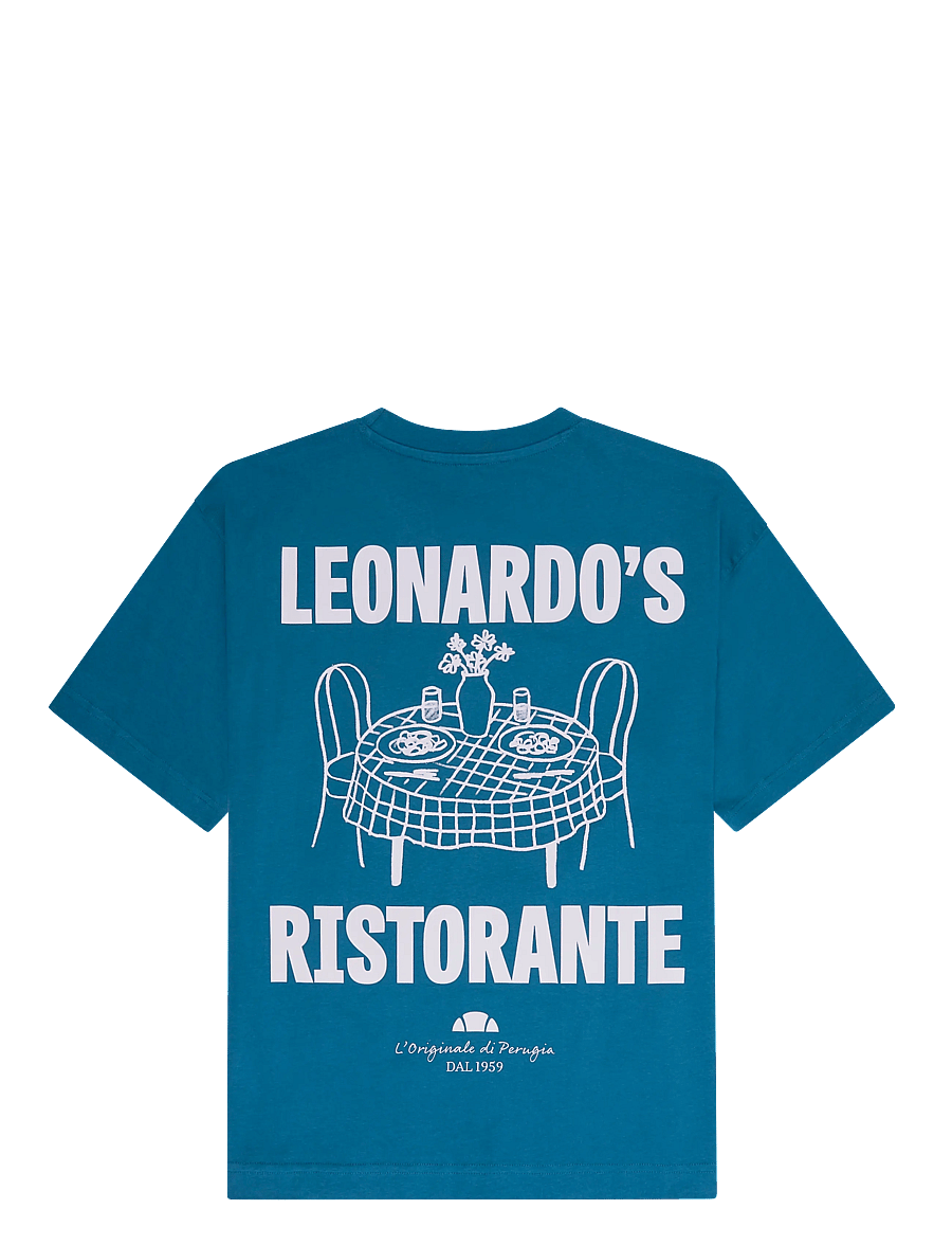 Ellesse - LEONARDOS TEE - lühikeste varrukatega t-särgid - teal - 2