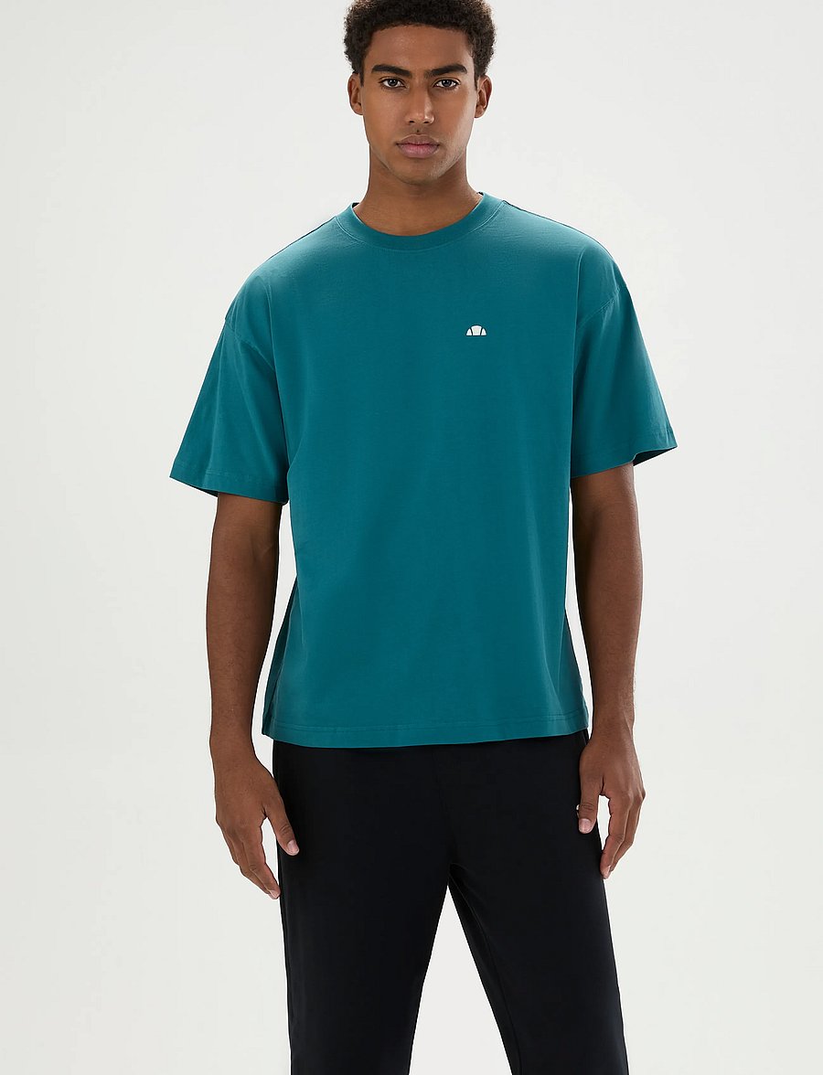 Ellesse - LEONARDOS TEE - lühikeste varrukatega t-särgid - teal - 5