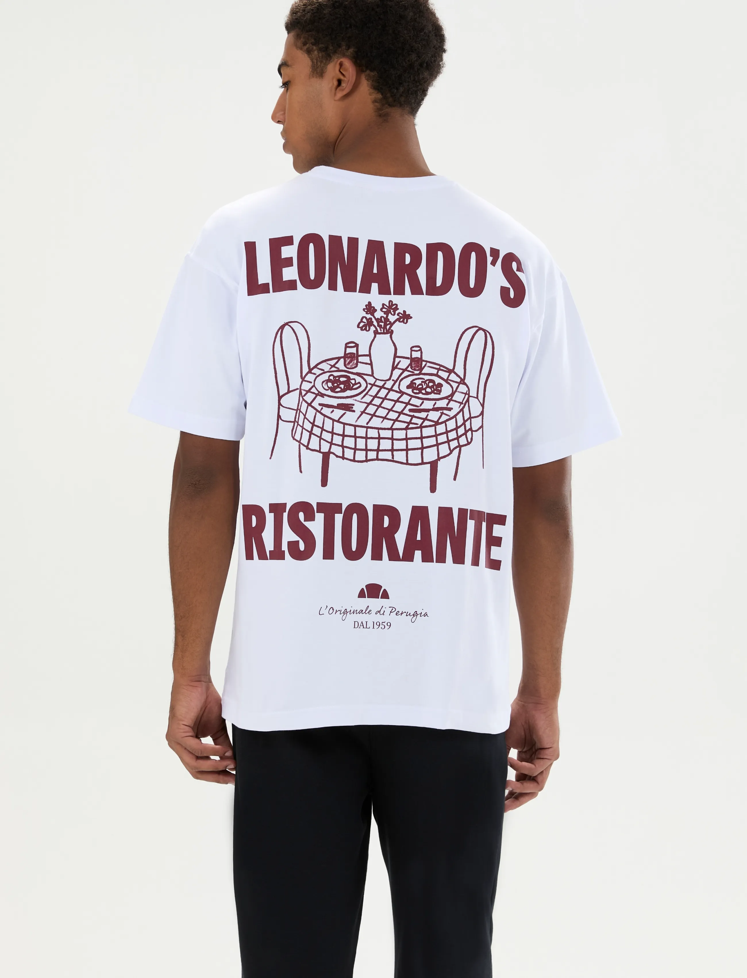 Ellesse LEONARDOS TEE - T-shirts - WHITE / white