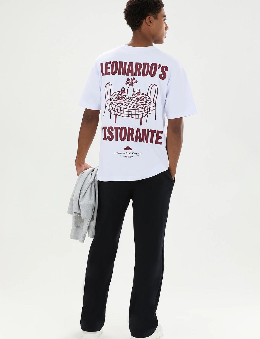 Ellesse - LEONARDOS TEE - kortærmede t-shirts - white - 4