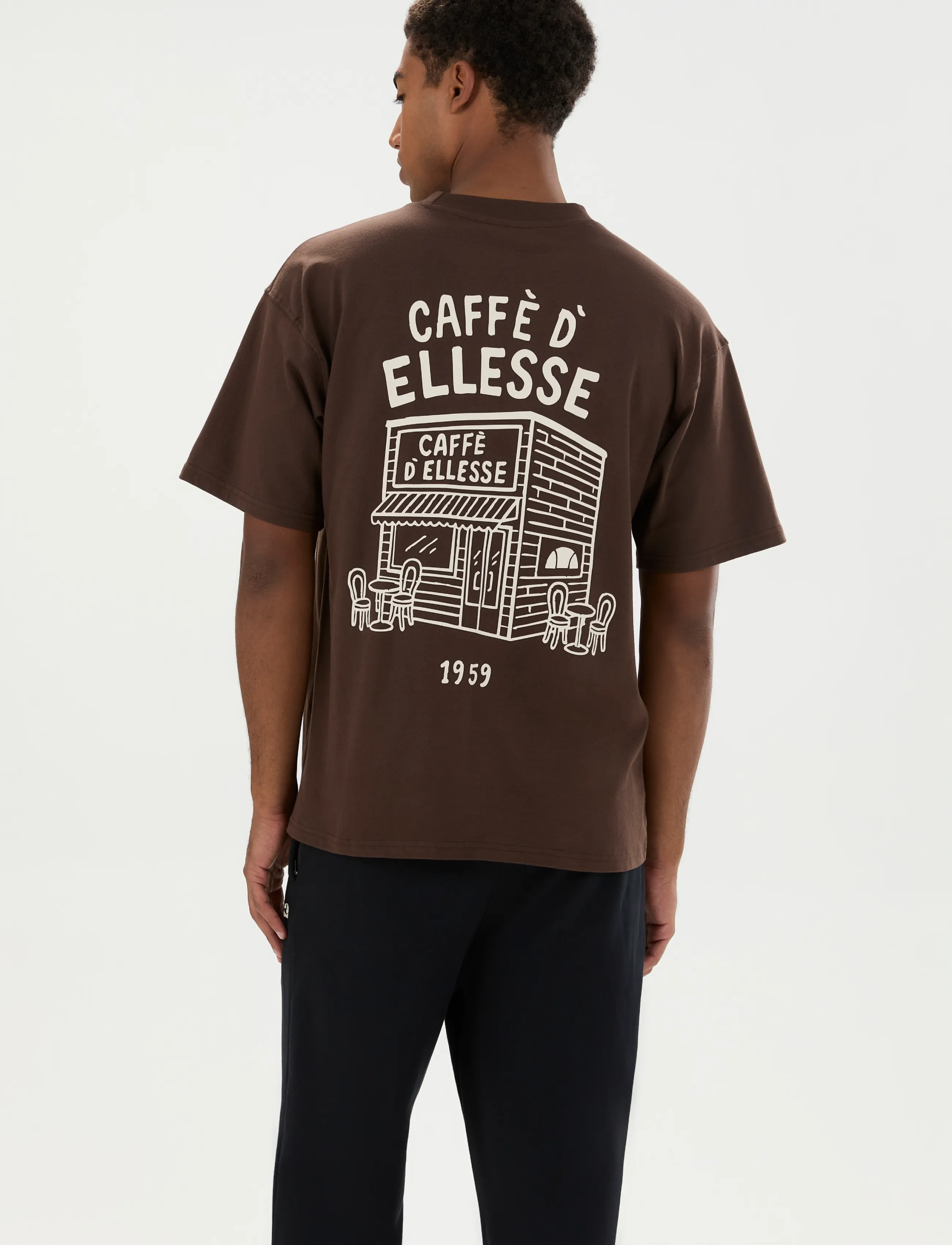 Ellesse - CAFFE TEE - dark brown - 4