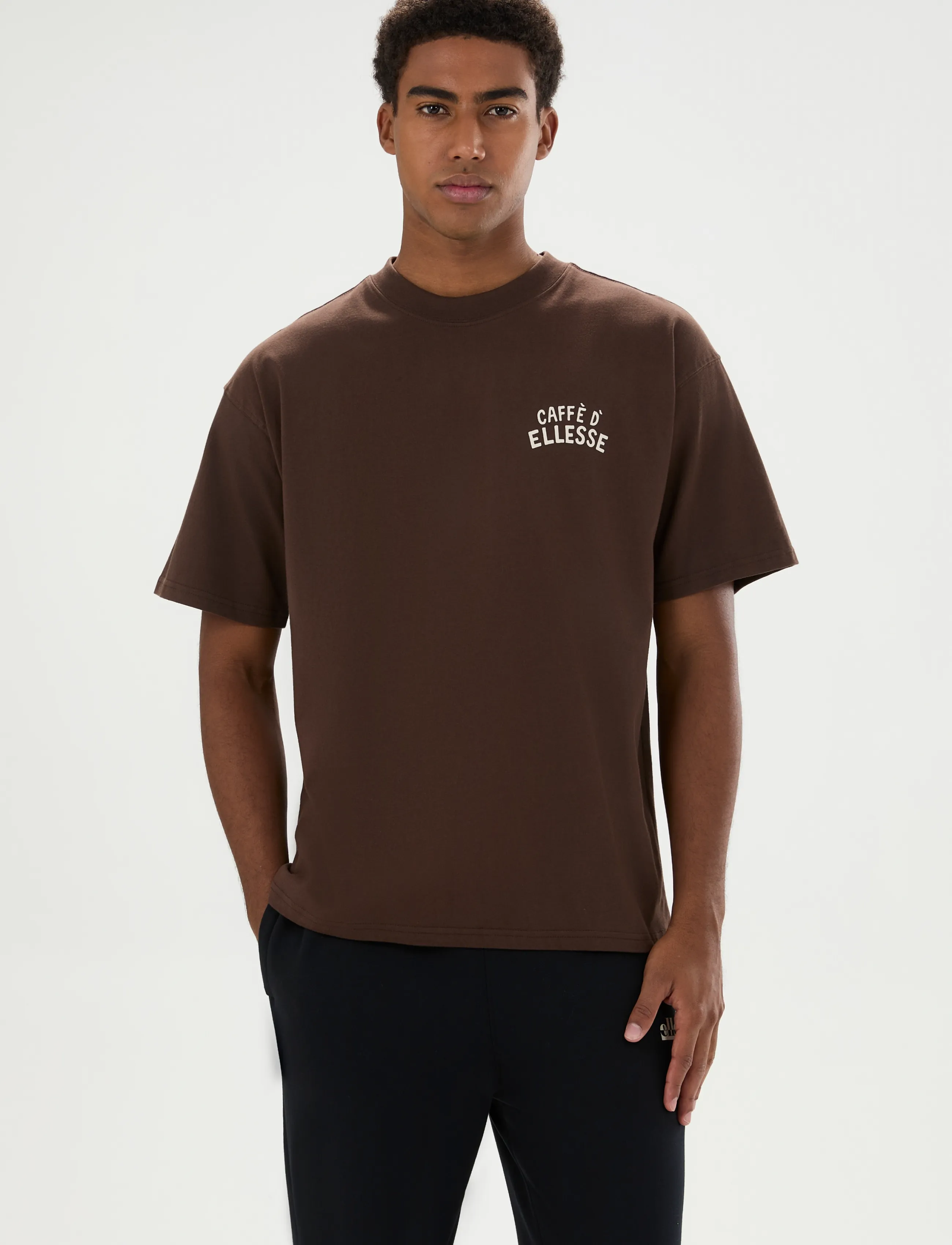 Ellesse - CAFFE TEE - dark brown - 3